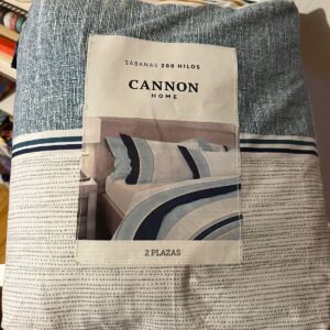 Sábanas marca Cannon, 200 hilos, 2 plazas